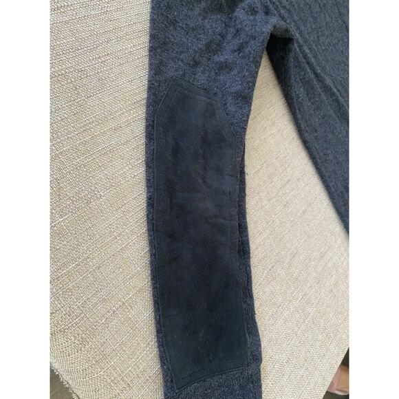 RAG & BONE 100% Wool Trim: Lamb Leather Men's Quarter Zip Sweater M - Picture 7 of 9